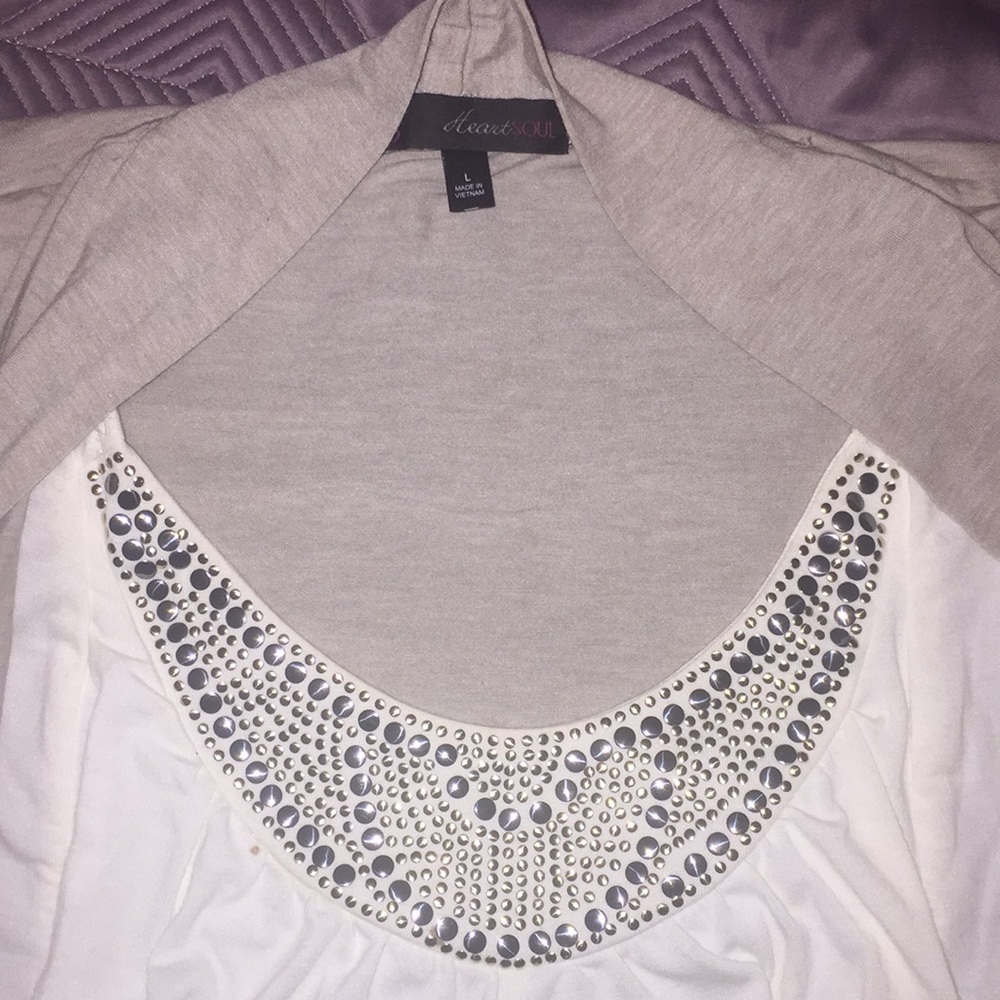 Embellished Ruffled Layered Blouse - Picture 4 of 6